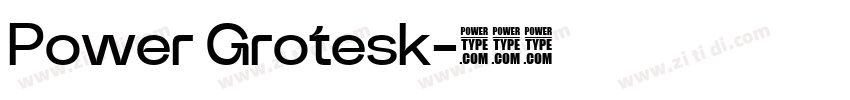 Power Grotesk字体转换